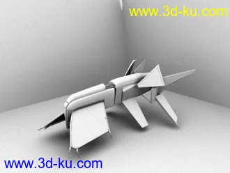 3D打印模型昆虫战斗机的图片
