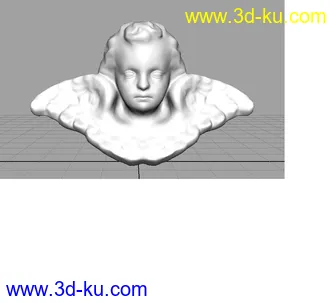 3D打印模型天使石膏像的图片