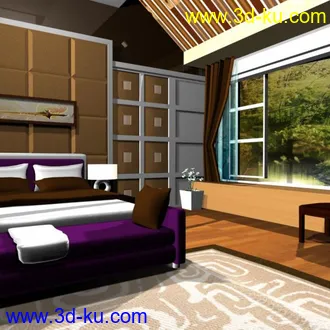 3D打印模型卧室场景 我的期末作业 大家多多关照的图片