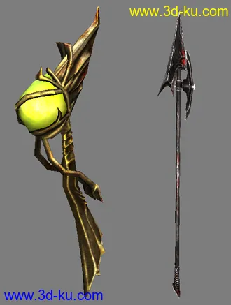 3D打印模型长斧——刺手的图片