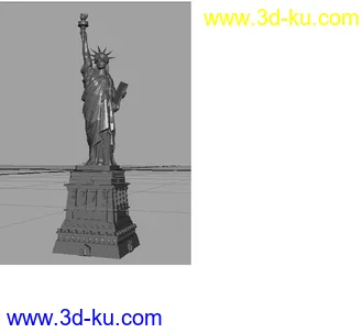 3D打印模型自由女神的图片