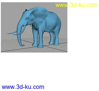 3D打印模型大象的图片