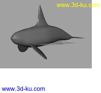 3D打印模型鲸鱼一条的图片