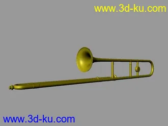 3D打印模型小号的图片