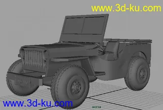 3D打印模型吉普车的图片