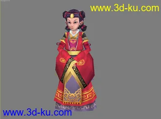 3D打印模型一个娘们的图片