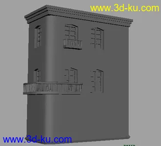 3D打印模型楼房的图片