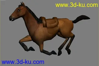 自建马模型_带动画的图片