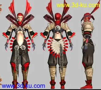 一套游戏模型，模型和贴图不错哦的图片