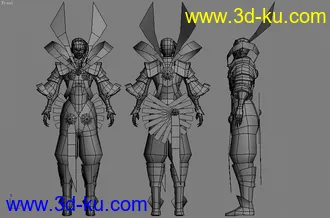 一套游戏模型，模型和贴图不错哦的图片