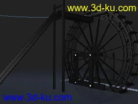 3D打印模型一定要加我分啊，，水车的图片