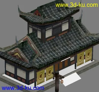 3D打印模型古代赌坊的图片