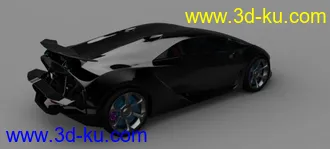 3D打印模型新作的兰博基尼---非诚勿扰，打酱油的闪开的图片