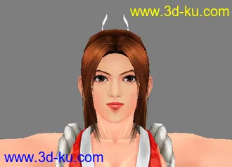 不是極品我不發[一]，KOF3D不知火舞模型的图片