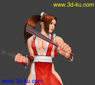 不是極品我不發[一]，KOF3D不知火舞模型的图片