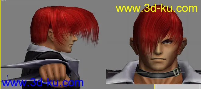 不是極品我不發[二]，KOF3D八神庵模型的图片2