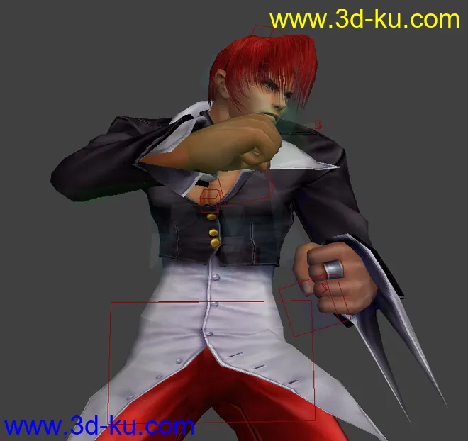 不是極品我不發[二]，KOF3D八神庵模型的图片3