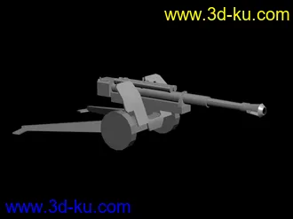 3D打印模型122毫米牵引炮的图片