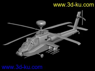 3D打印模型AH-64D 长弓阿帕奇的图片