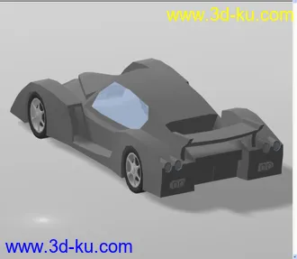 3D打印模型低面车模的图片