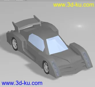 3D打印模型低面车模的图片