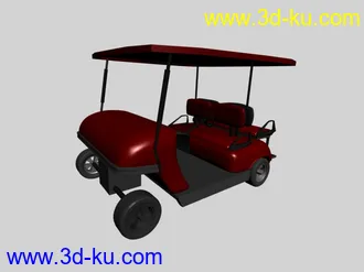 3D打印模型高尔夫车的图片