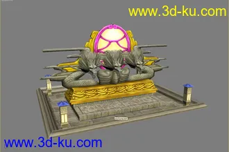 3D打印模型100％原创天地玄门场景的图片