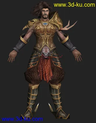 3D打印模型发个我做的战士吧的图片