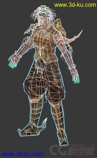 3D打印模型发个我做的战士吧的图片