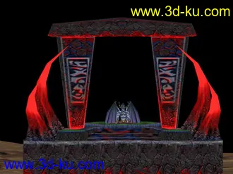 3D打印模型魔兽超大型场景！自己拼的的图片