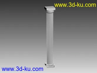 3D打印模型欧式构件“罗马柱，雕花”的图片
