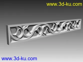 3D打印模型欧式构件“罗马柱，雕花”的图片