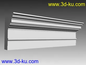 3D打印模型欧式构件“罗马柱，雕花”的图片