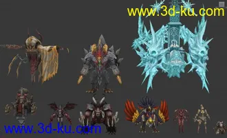 3D打印模型吐血奉献  天堂2全模的图片