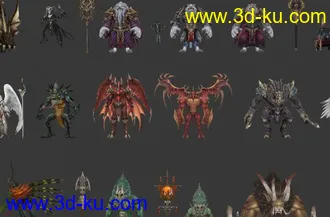 3D打印模型吐血奉献  天堂2全模的图片