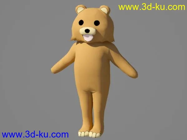 PedoBear = Bone + OBJ模型的图片1