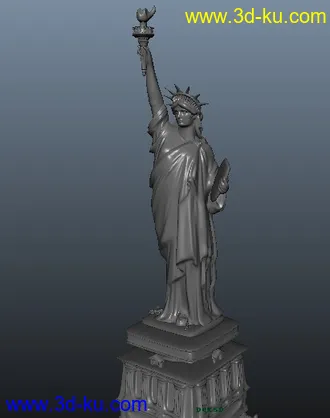 3D打印模型自由女神的图片