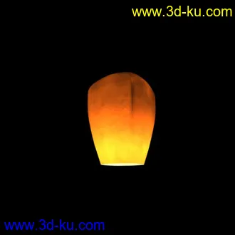3D打印模型孔明灯的图片
