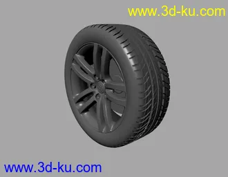 3D打印模型高精轮胎的图片