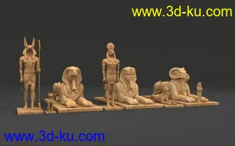 3D打印模型~埃及神像~的图片