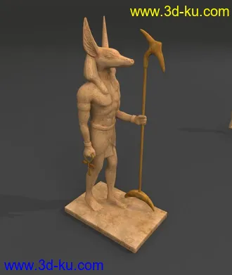 3D打印模型~埃及神像~的图片