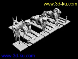 3D打印模型~埃及神像~的图片
