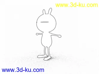 3D打印模型兔斯基的图片