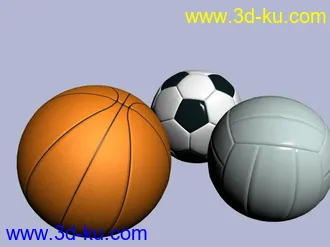 3D打印模型大球类合集的图片