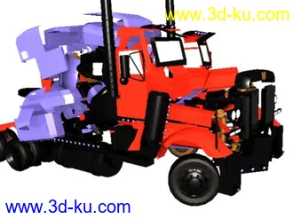 3D打印模型maya变形动画 加 120帧动画的图片