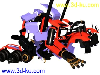 3D打印模型maya变形动画 加 120帧动画的图片