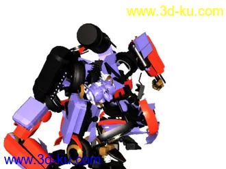 3D打印模型maya变形动画 加 120帧动画的图片