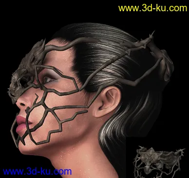sp mask 蜘蛛面具模型的图片2