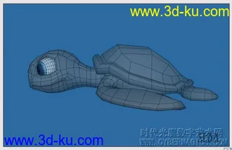 3D打印模型我的练习哈哈可爱的小海龟的图片