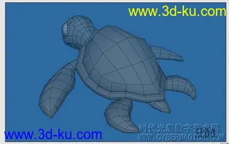 3D打印模型我的练习哈哈可爱的小海龟的图片